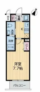 グランルージュ中之島南【5階】の間取り