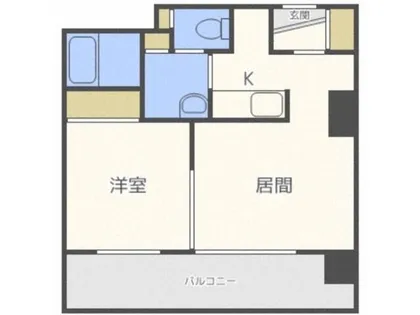 クレアシオン桑園【9階】の間取り