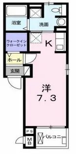 ハピネス浦江Ⅱ【1階】の間取り