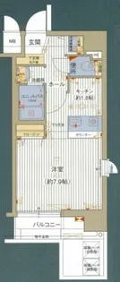 プレサンス大手前パークサイドⅡ【4階】の間取り