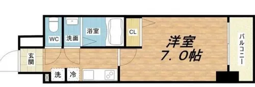 アプリーレ西本町【12階】の間取り