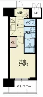 Splendide NAMBAⅢ【8階】の間取り