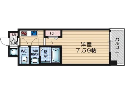 ロイス茨木奈良町【1階】の間取り