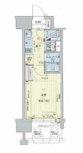 プレサンス天満橋アンジェ【2階】の間取り