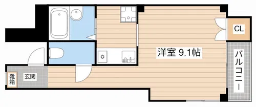 CityWing翼【202号室】の間取り