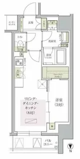 アーバネックス天満橋Front【6階】の間取り