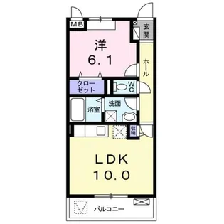 インペリアルライフ【3階】の間取り