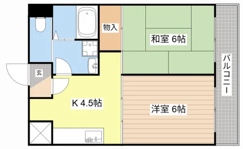 バローゼ7【407号室】の間取り