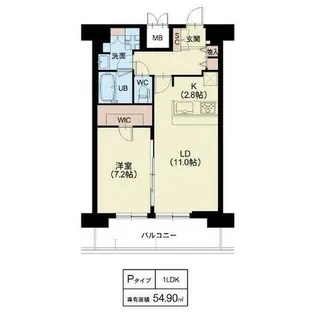 Splendide NAMBAIII【15階】の間取り