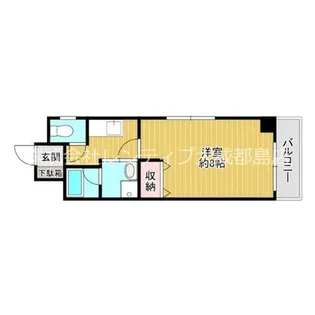 Etude桜ノ宮【6階】の間取り