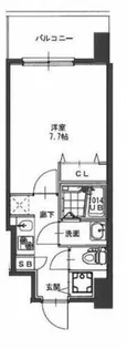 S-RESIDENCE緑橋駅前【8階】の間取り
