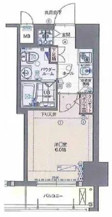 サムティ土佐堀Ribera【4階】の間取り
