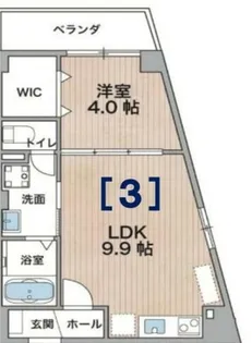 アルカンシェルコート緑橋【1階】の間取り