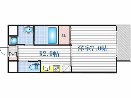 フルールアクアリオ【7階】の間取り
