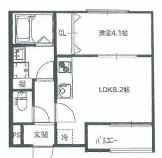 HARU都島FRONT【3階】の間取り