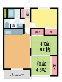 リョウジュ名次【102号室】の間取り