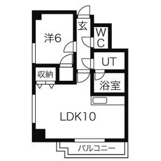 MAISON HOXIN南10条【1階】の間取り
