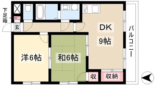 プランドール五反田【2階】の間取り