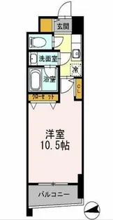カスタリアタワー肥後橋【16階】の間取り