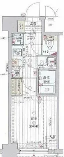 レジュールアッシュ京橋クロス【5階】の間取り