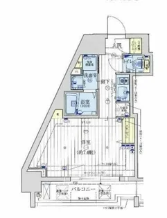 アクアプレイス梅田5【5階】の間取り