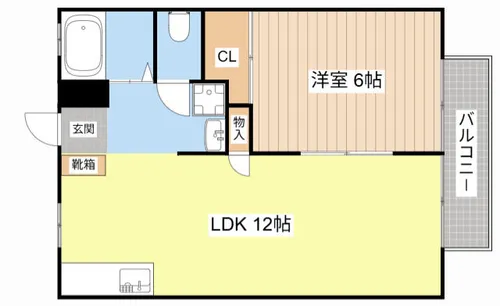 ハイツ朝日【202号室】の間取り