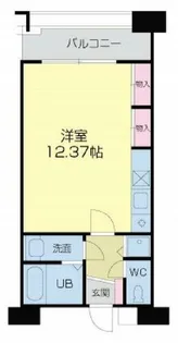 フォレステージュ靭公園【9階】の間取り