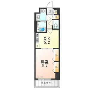 アーバネックス室町【5階】の間取り