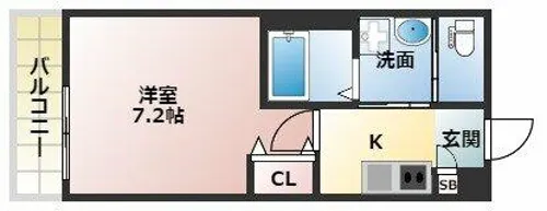 ESCALA四條畷【3階】の間取り