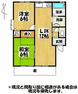 プリミエール吉野【202号室】の間取り