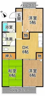 グランディール藤沢台【1階】の間取り