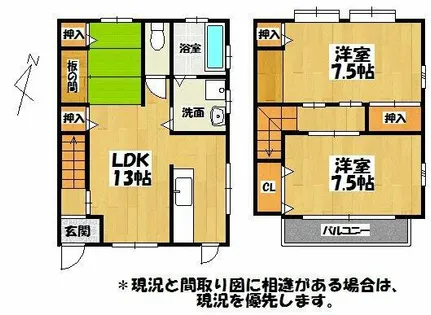 三池コーポ【101号室】の間取り
