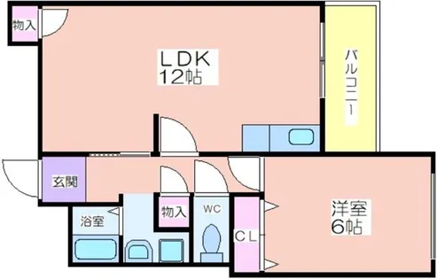 エミネンス住吉【403号室】の間取り