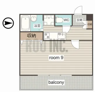 ヴィア・ラクティ(Via Lacty)【202号室】の間取り