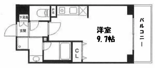 KDXレジデンス難波南【7階】の間取り