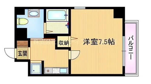 大阪府大阪市都島区都島本通5丁目【マンション】の間取り
