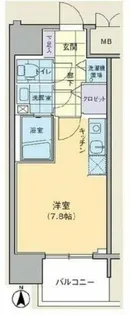 BLAU本町東【9階】の間取り