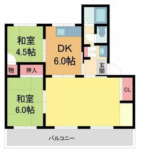 中山五月台住宅8号棟【2階】の間取り