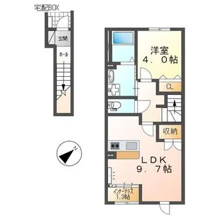 ツバメゾン【2階】の間取り