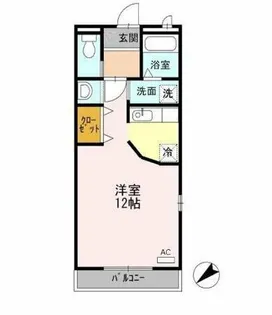 ガーデンコート ラ・フェスタ Ⅱ【2階】の間取り