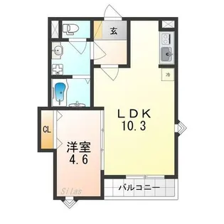 F+style 平井【2階】の間取り