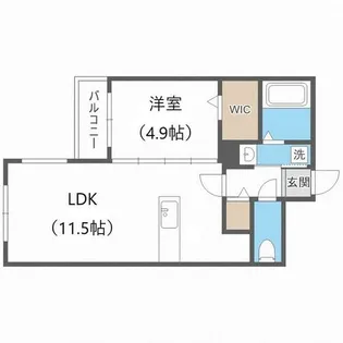 CARRERA行啓通【1階】の間取り