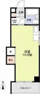 浅井ビル【5階】の間取り