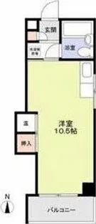 浅井ビル【5階】の間取り