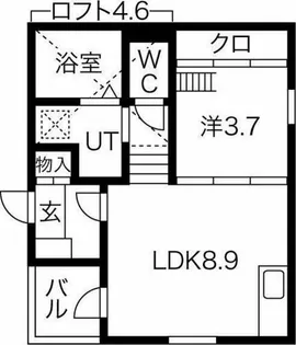 HS津金【2階】の間取り