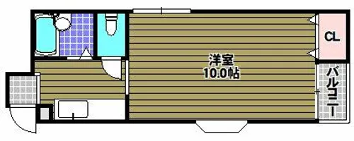 ハイツサンマルク【2階】の間取り