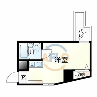 朝日プラザ天王寺東ピエ・タ・テール【6階】の間取り