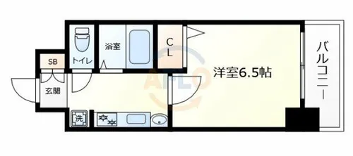 エステムコート大阪ベイエリア【5階】の間取り