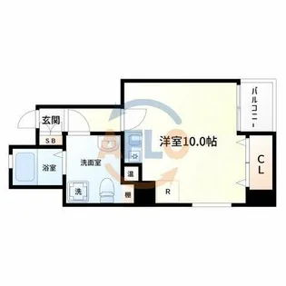 ハル土佐堀【5階】の間取り