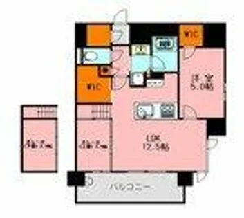 CIDNAL THE PLACE【1302号室】の間取り